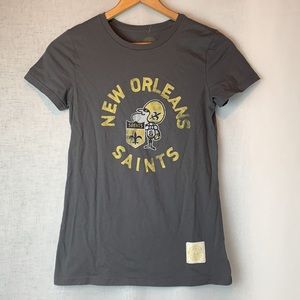 Retro New Orleans Saints Woman Tee Medium